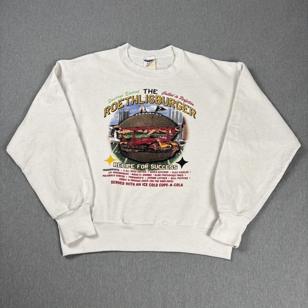 Vintage Jerzees‎ Pittsburgh Steelers The Roethlisburger crewneck sweatshirt - M
